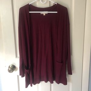 💙 Maroon Cardigan